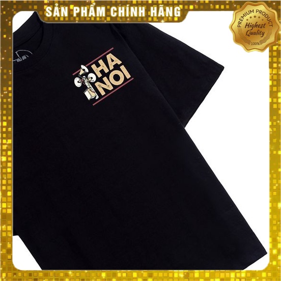 [Hàng Auth] Áo thun tay lỡ HaNoi Xịn, Unisex form rộng, COTTON  Oversize - K003_LN. | BigBuy360 - bigbuy360.vn