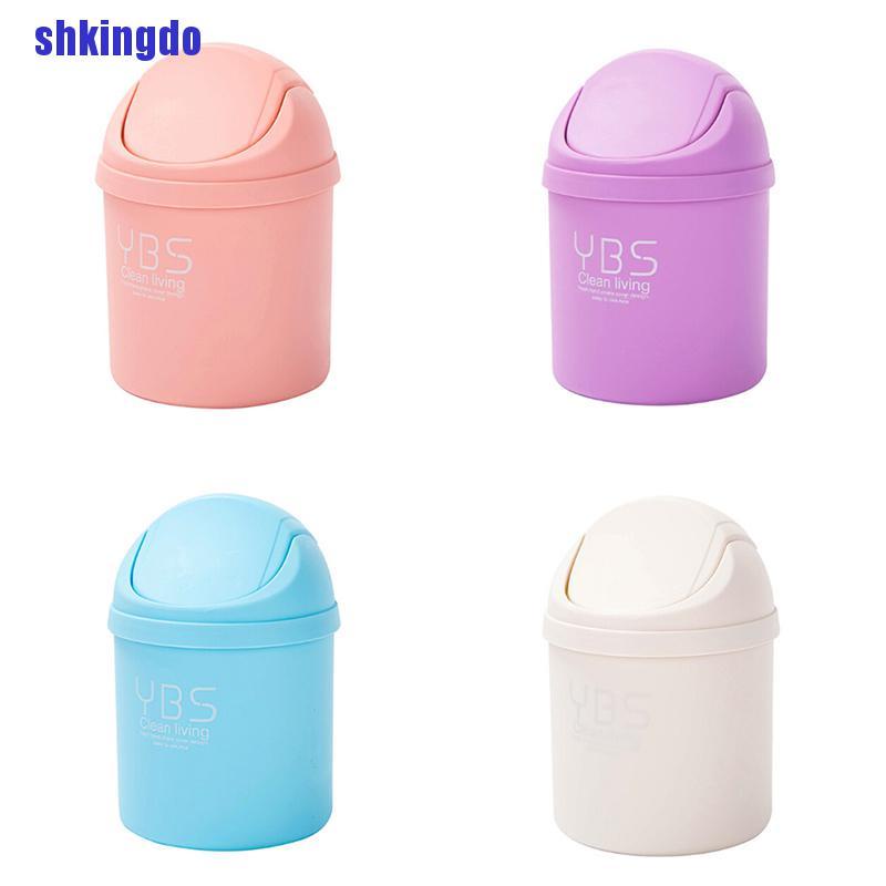 Thùng rác cỡ nhỏ để bàn văn phòng dễ thương