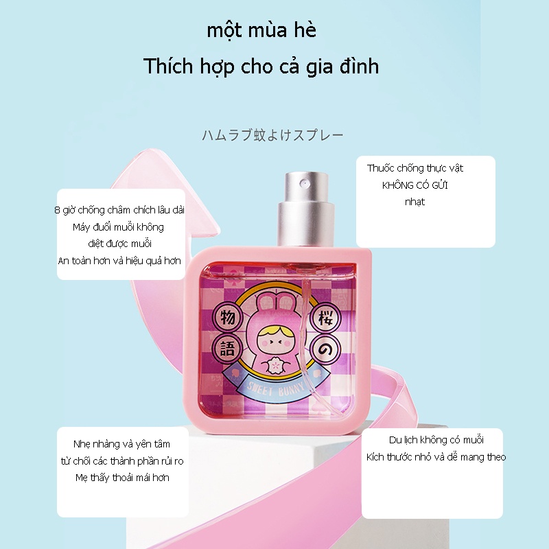Xịt Chống Muỗi Hengai 40ml Cho Bé Và Người Lớn