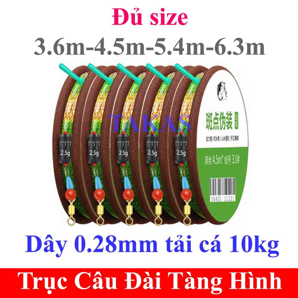 Dây Trục Câu Đài Buộc Sẵn Cước Câu Cá Tàng Hình,thẻo câu cá,dây câu cá