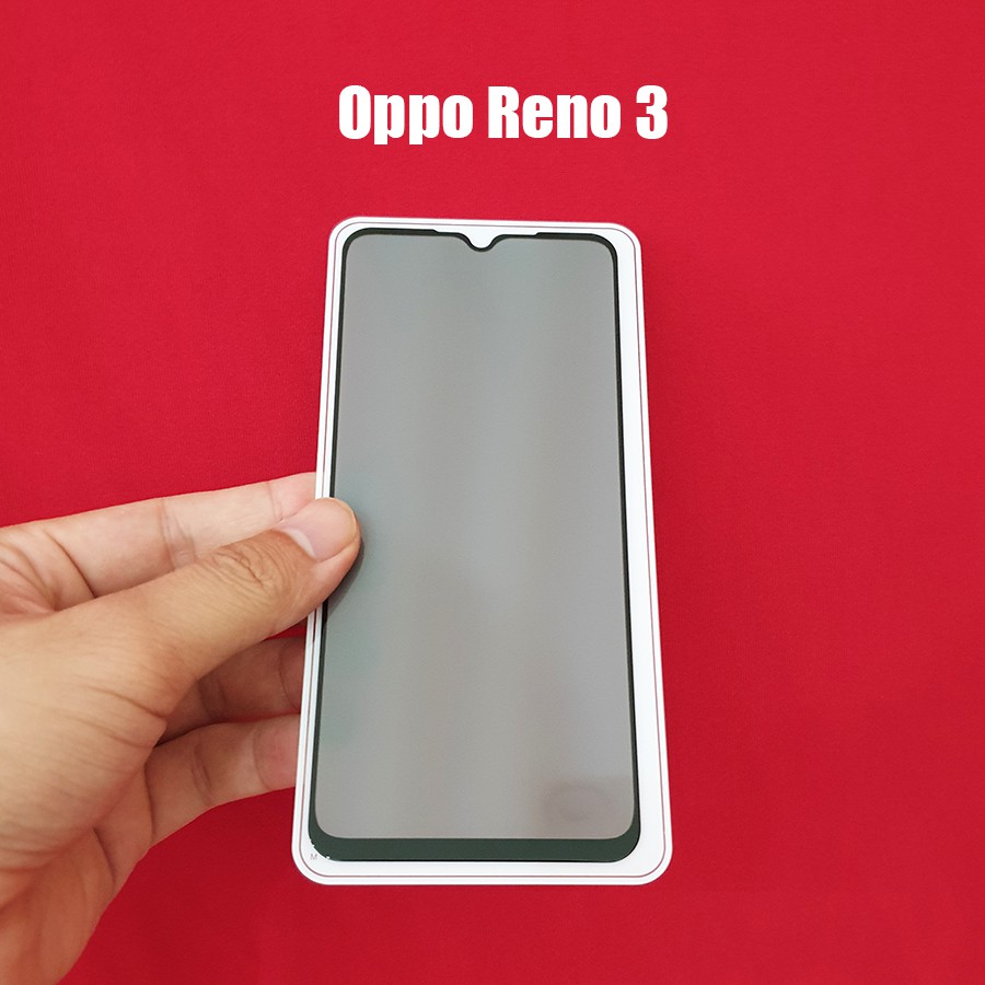Kính cường lực chống nhìn trộm Oppo Reno 3