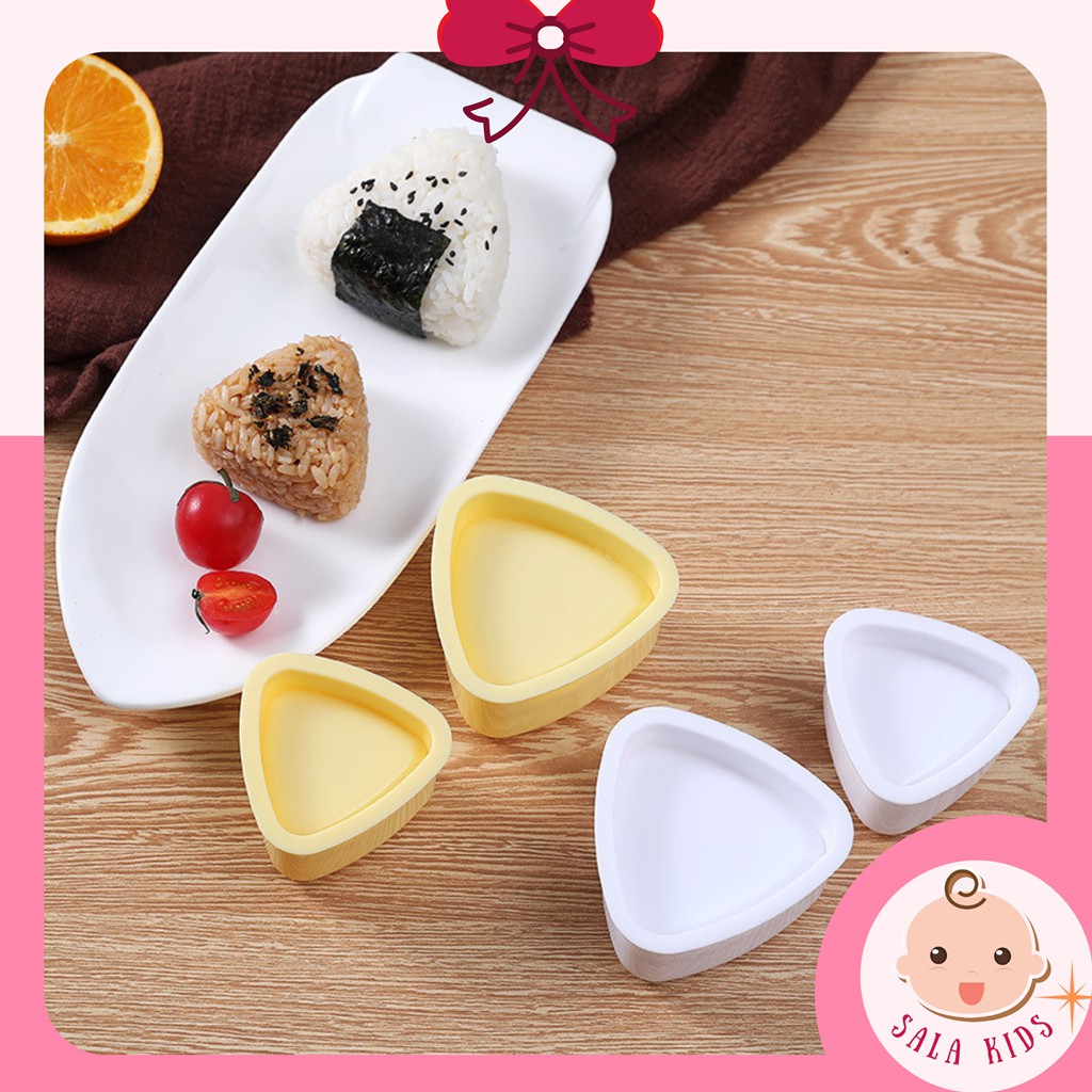 Khuôn Ép Cơm Bento Tạo Hình Làm Cơm Nắm Hình Thú Tam Giác Cho Bé Nhiều Hình Dáng SALA KIDS