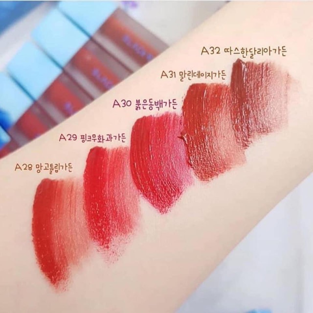 ( Sẵn Ver 5 -6 -7  ) Son kem Black Rouge Air Fit Velvet Tint Version 6 - Blueming Garden A06 A12 | Thế Giới Skin Care
