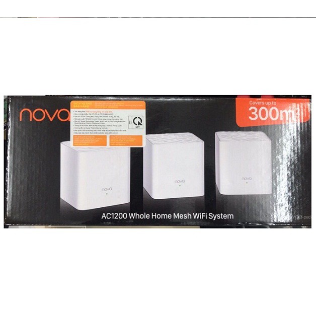 Bộ 3 Cái Phát Wifi Dạng Lưới Mesh Ten da Nova MW3 AC1200