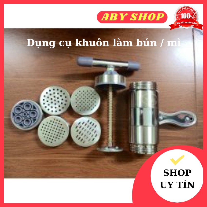 Dụng cụ khuôn làm bún, mì ⚡ HÀNG LOẠI 1 ⚡ dụng cụ làm bún, mì tại nhà chất liệu inox không gỉ