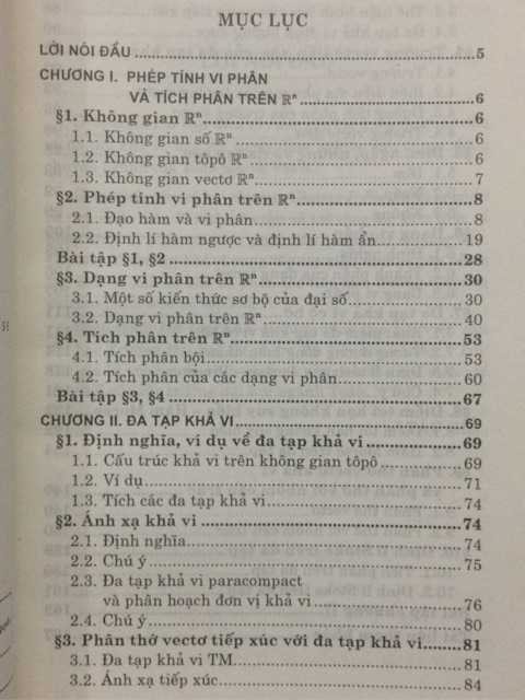 Sách - Đa tạp khả vi