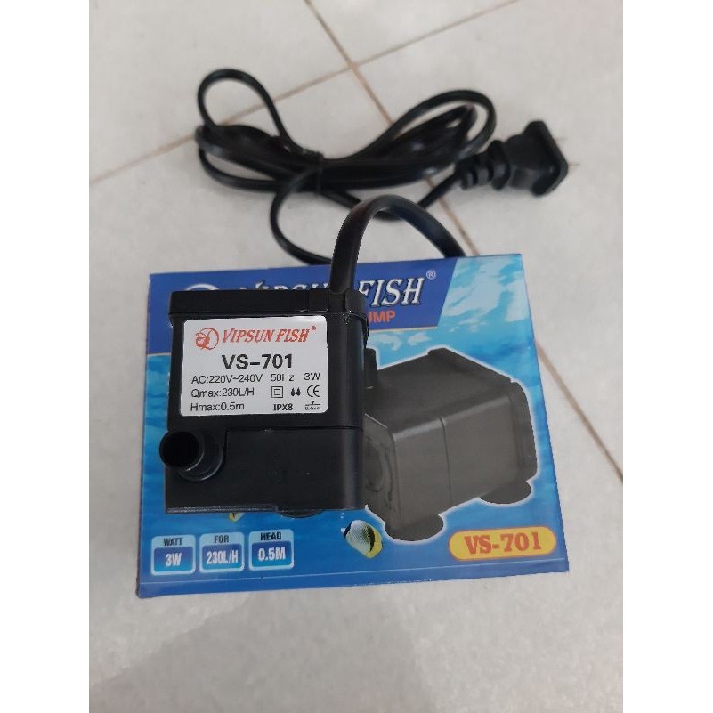 Máy bơm lọc nước hồ cá cảnh 3W VIPSUN VS-701