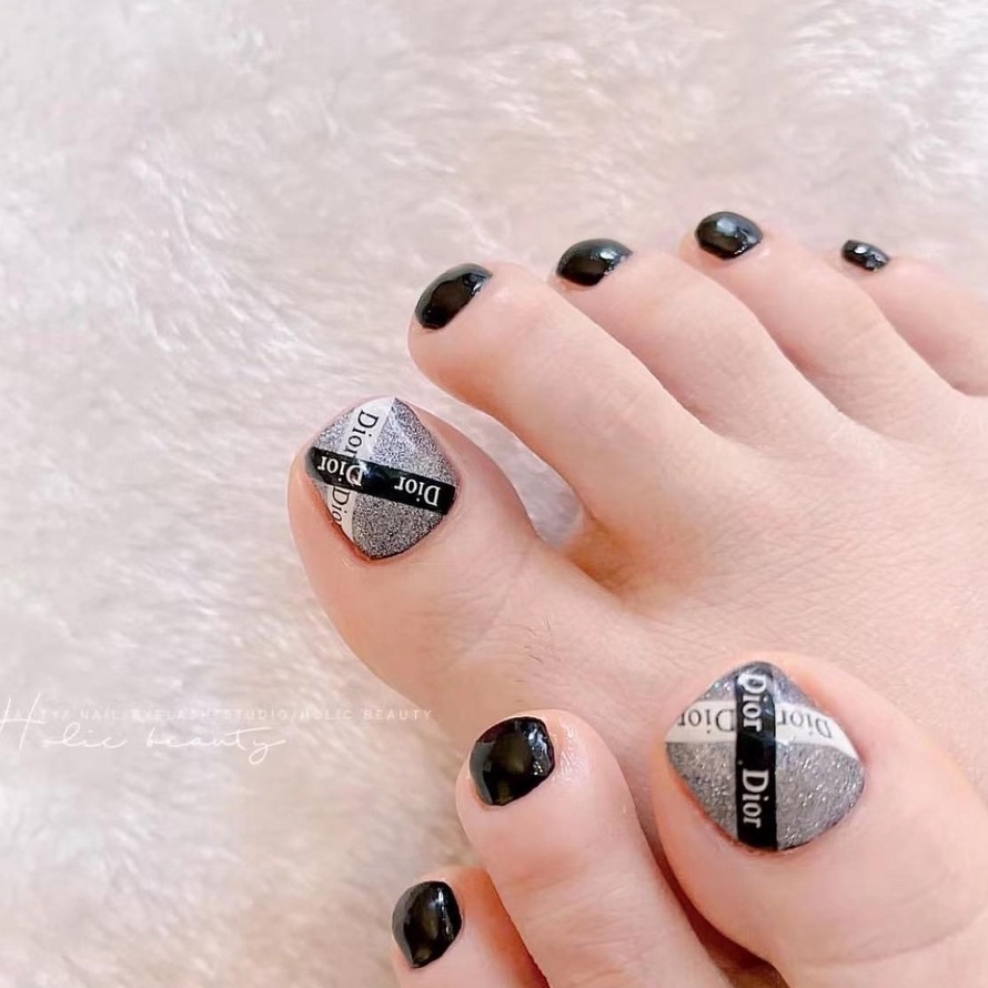 Sticker Thương Hiệu 3D | Dây Nơ 2022 | Hình Dán Móng