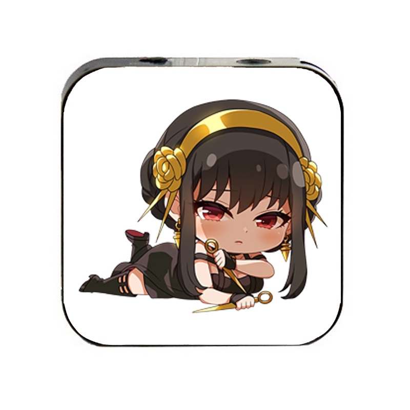 Máy nghe nhạc mp3 in hình  SPY x Family ver nằm anime chibi dễ thương xin xắn kèm tai nghe tiện lợi cá tính