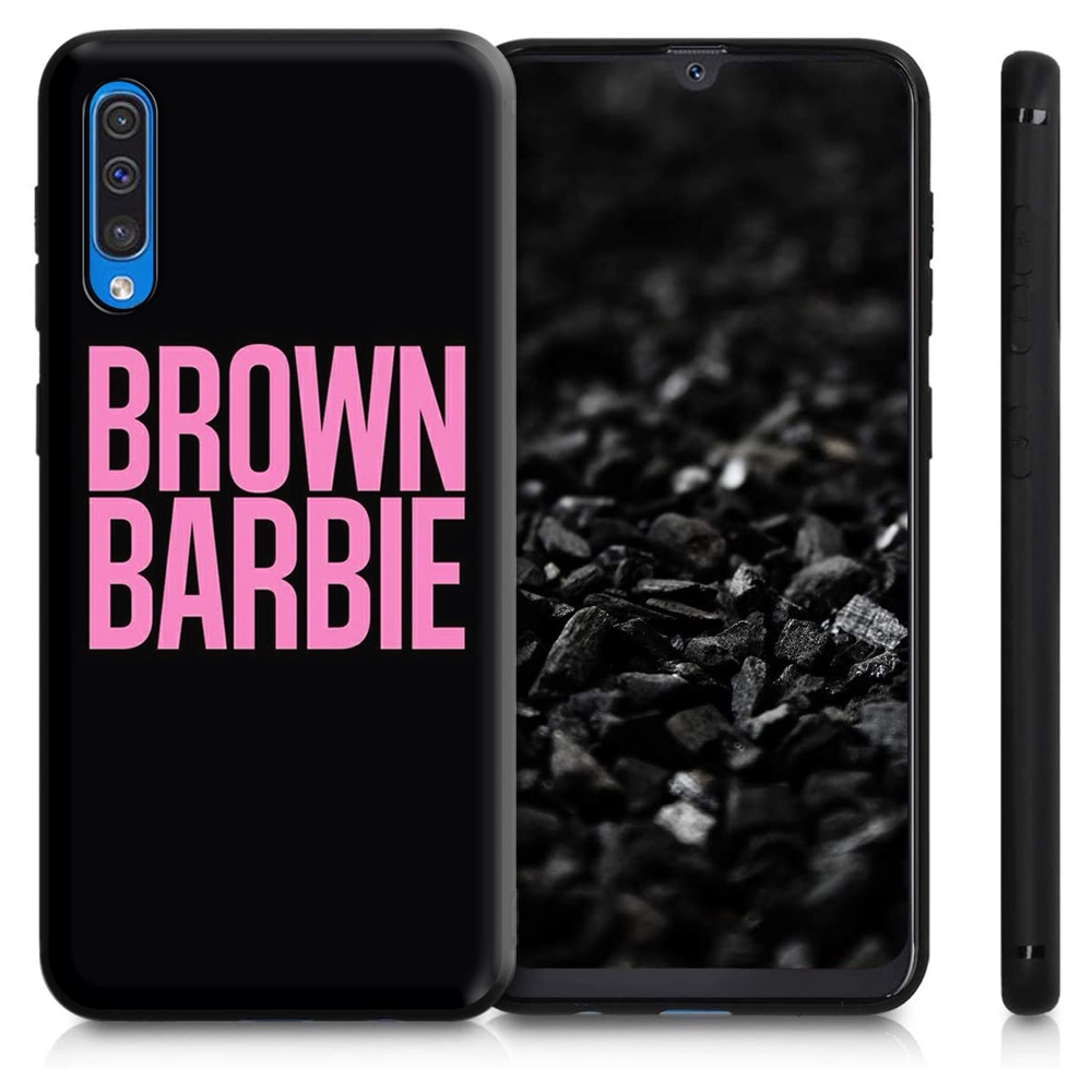 Ốp Điện Thoại Silicon Mềm Hình Barbie Cho Samsung Galaxy A7 2018 / A9 2018 / Note 10 / Note 10 Plus / Note 10 Lite