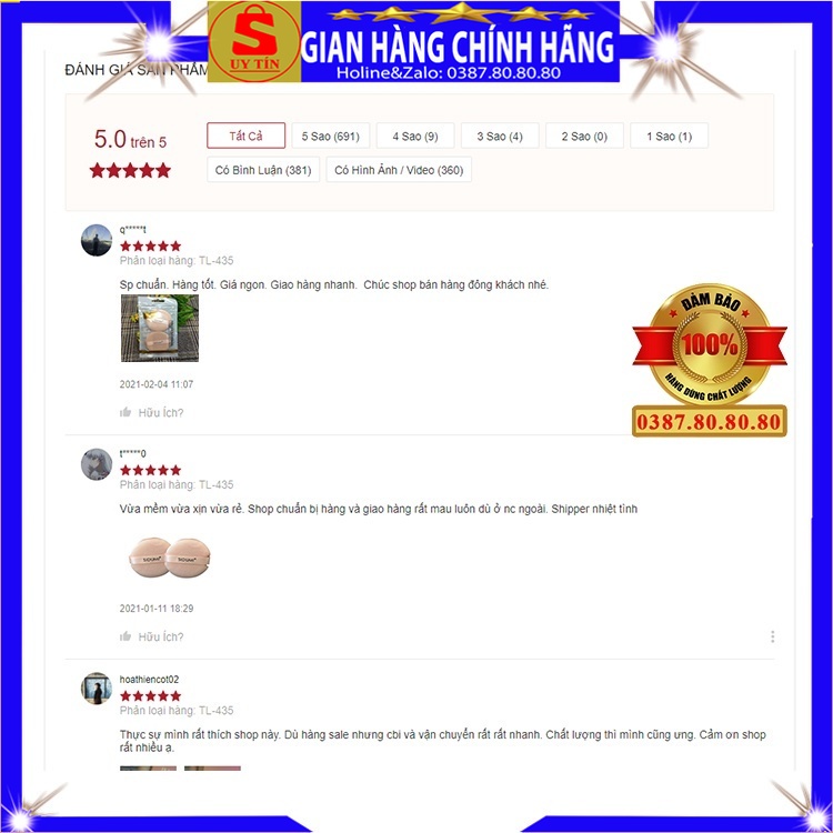 Sét 2 miếng bông phấn khô tròn mút trang điểm khô đánh tán phấn nén phủ bột chính hãng sidumi hàn quốc mini to loại dày
