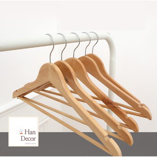 Móc Gỗ Treo Quần Áo Han Decor