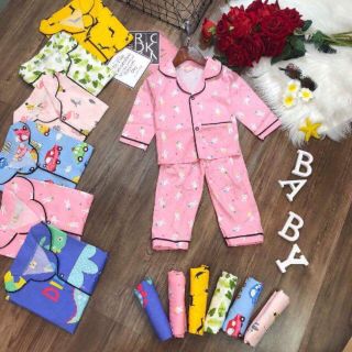 Pijama dài tay cho bé trai, bé gái