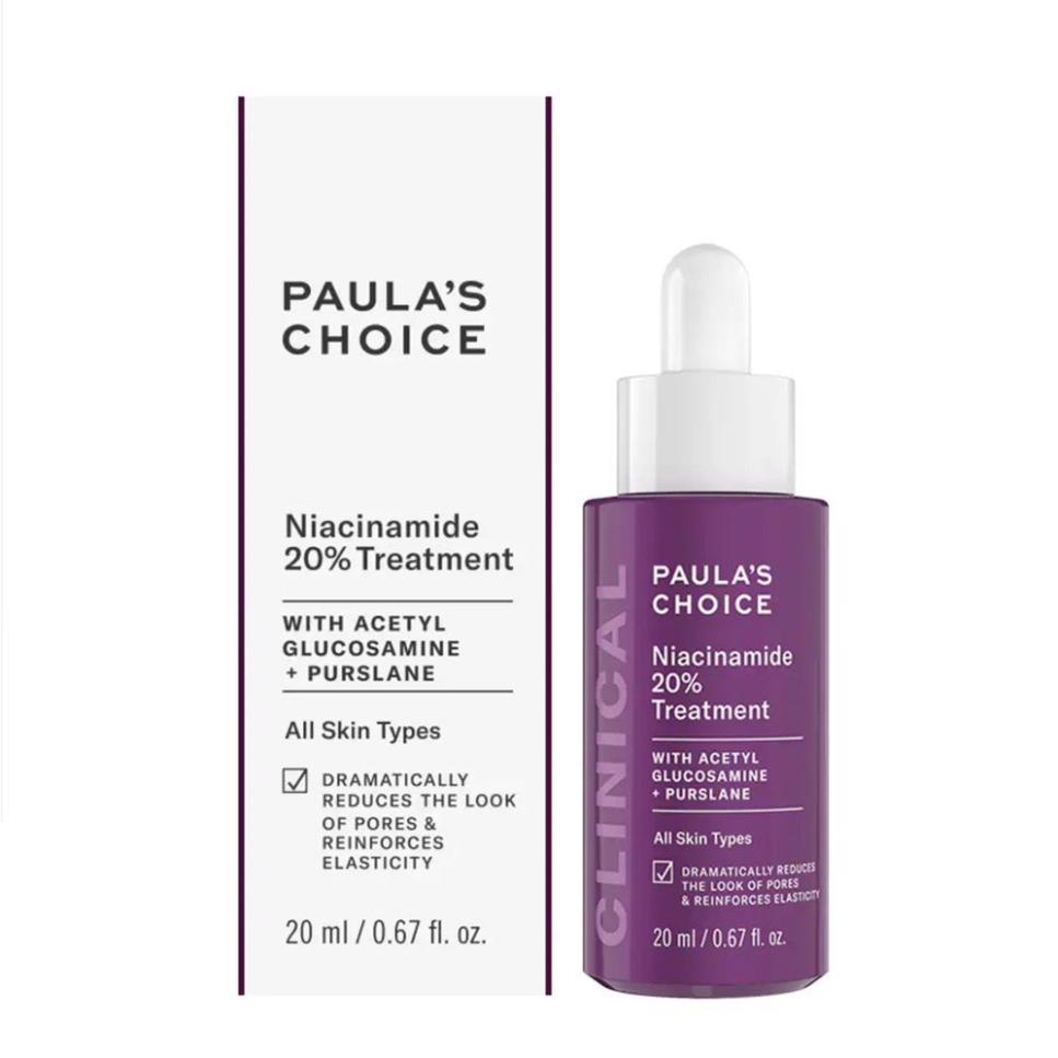Tinh chất dưỡng sáng da thu nhỏ lỗ chân lông Niacinamide 20% Paula's Choice 20ml