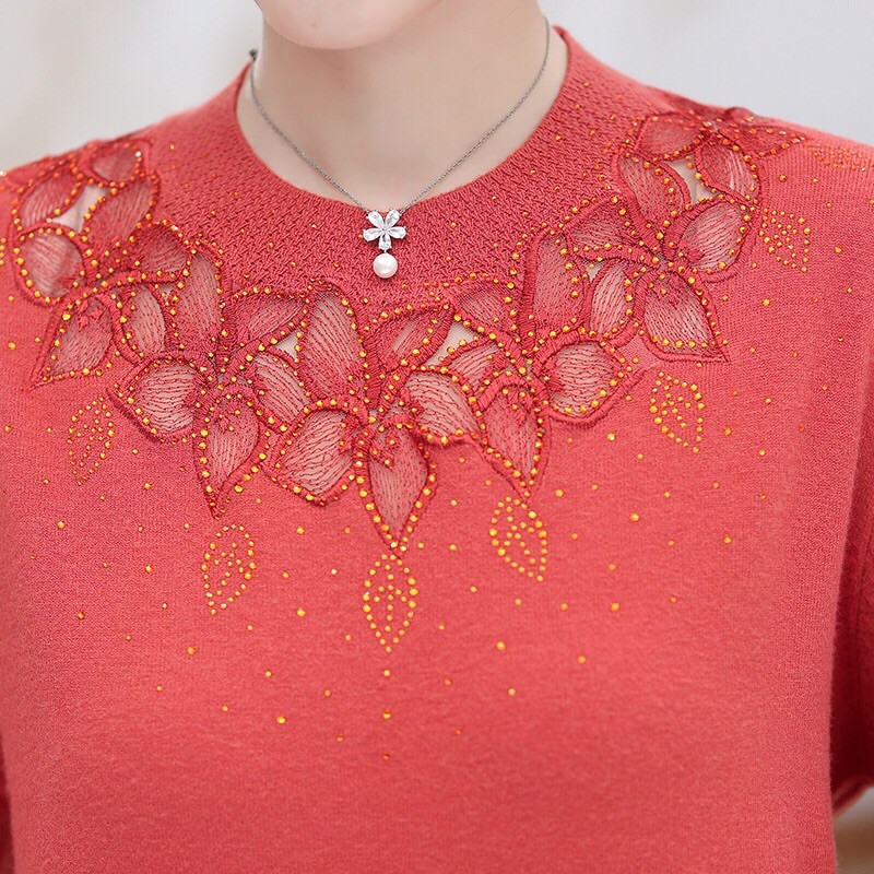 ÁO LEN NỮ TRUNG NIÊN HÀNG ĐẸP | BigBuy360 - bigbuy360.vn