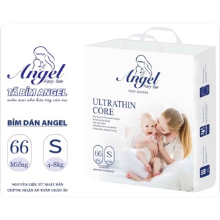(TẶNG THÌA BÁO NÓNG HOẶC THÚ BÔNG CÁC HÃNG SỮA) BỈM ANGEL DÁN S66/ M60/ L56/ XL52. QUẦN M40/ L38/ XL36/ XXL34 - namlt