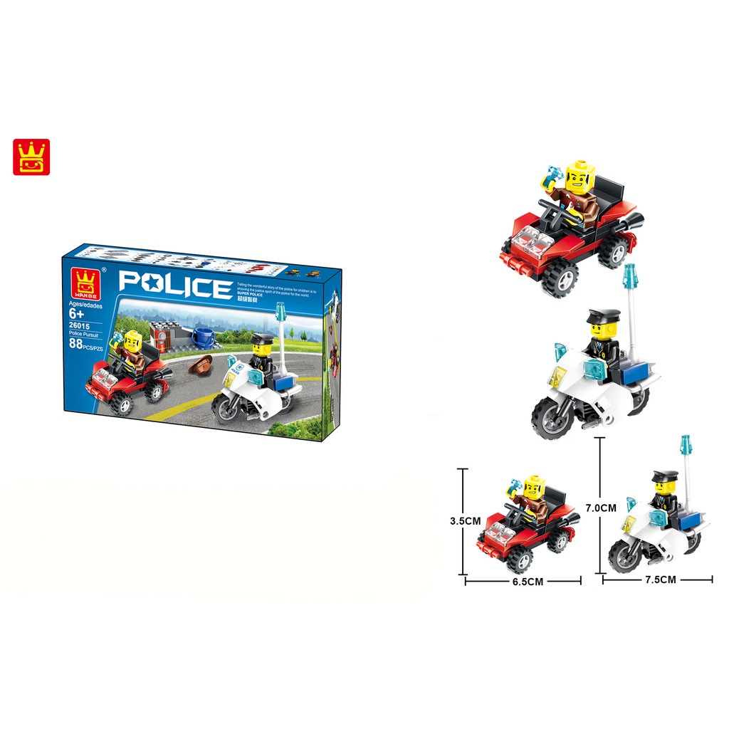 Lego Ghép Hình Cảnh Sát
