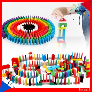Set 120 miếng domino gỗ nhiều màu sắc cho bé
