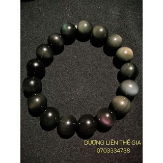 VÒNG TAY RAINBOW EYE OBSIDIAN