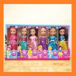 Bộ 6 búp bê công chúa Disney 25cm - set 6 búp bê hoạt hình cho bé