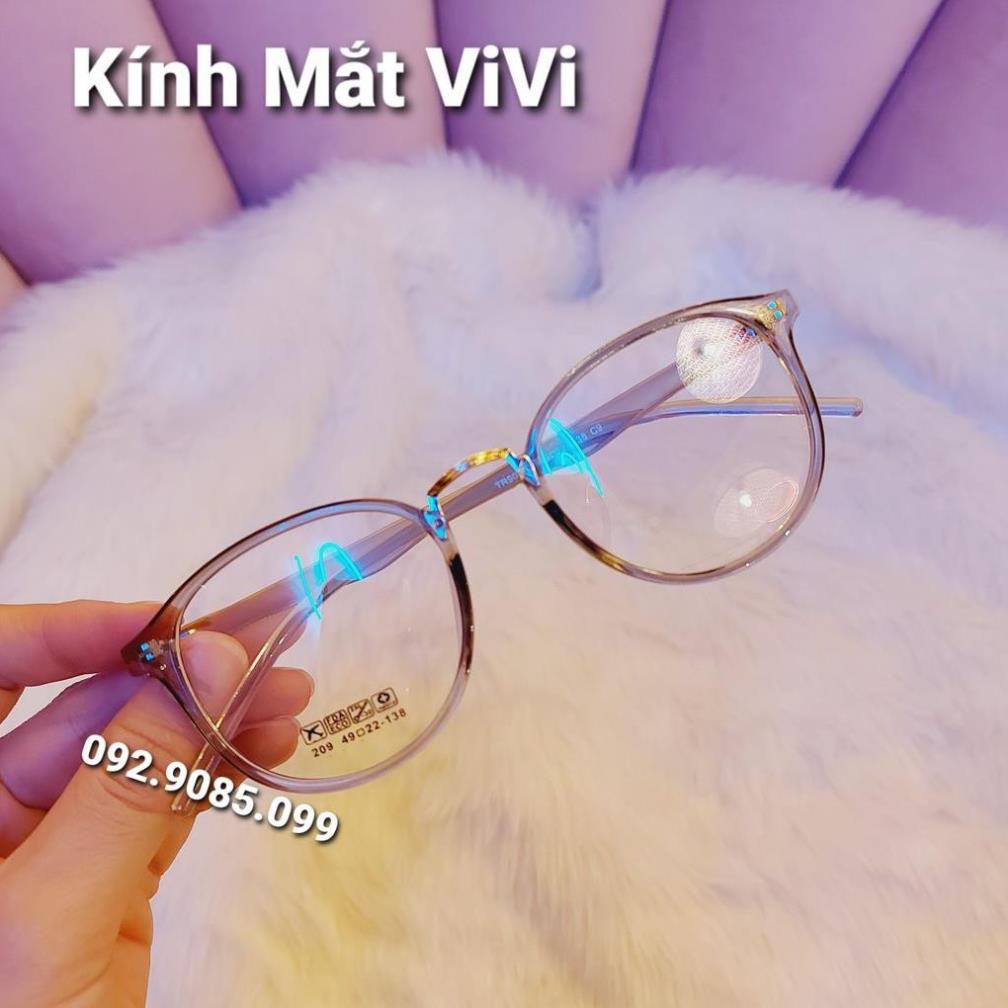 Gọng kính cận nhựa dẻo V209 Nam Nữ - Kính thời trang 0 độ