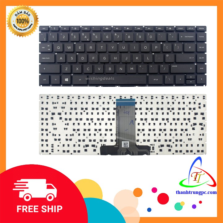 Bàn Phím Laptop HP 14-BS, 14-BF, 14-AB 14S-CR, 14-BW, 14M, 348 G5