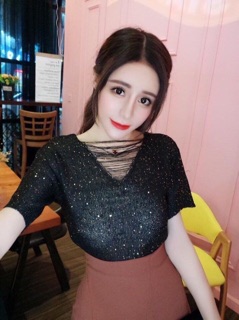 Áo len kim sa