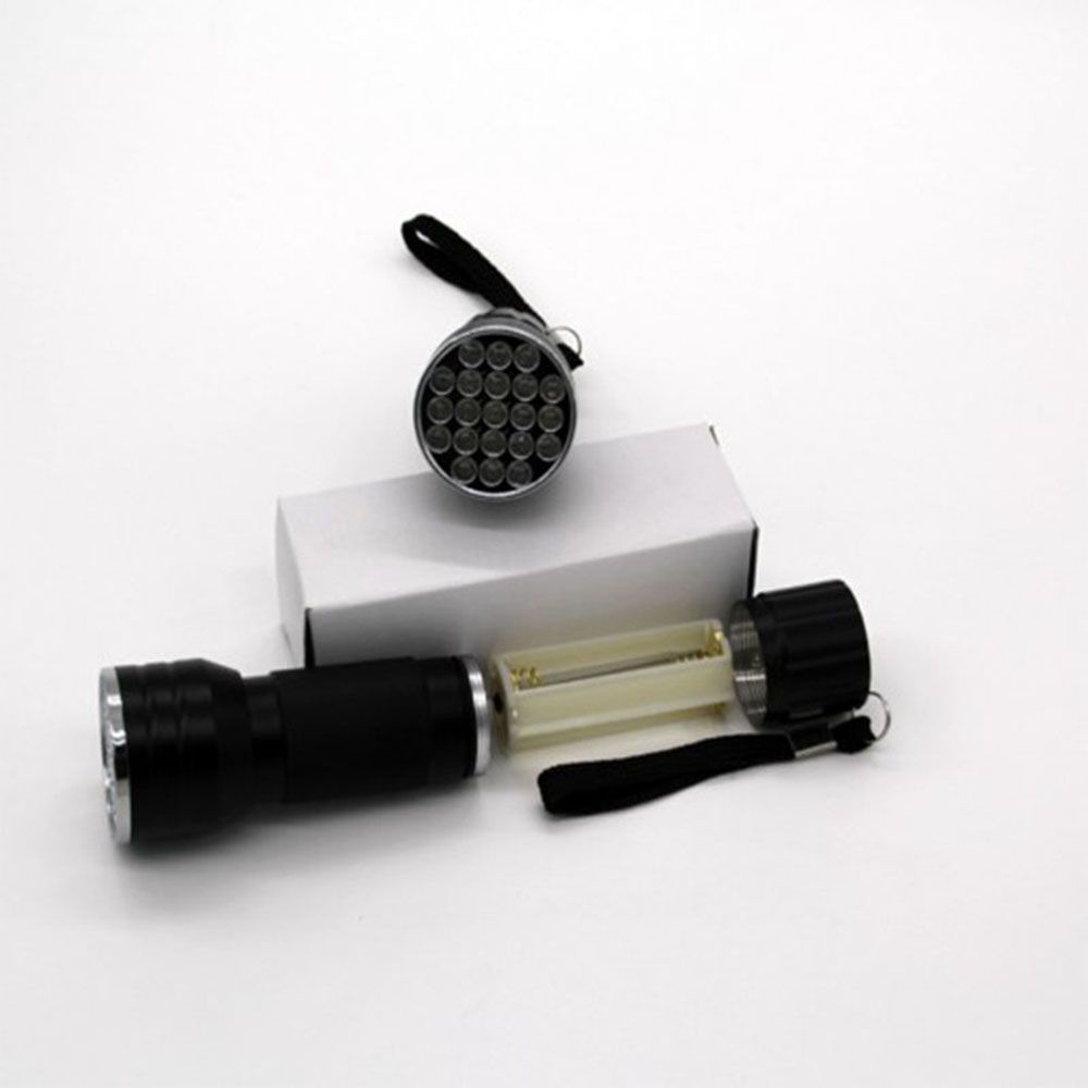 Augustina Đèn Pin 21 Bóng Led Uv Mini Bằng Nhôm Chất Lượng Cao Nhiều Màu Sắc