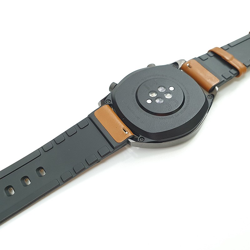 Dây da Hybrid size 22mm cực đẹp cho Huawei GT, Galaxy Watch