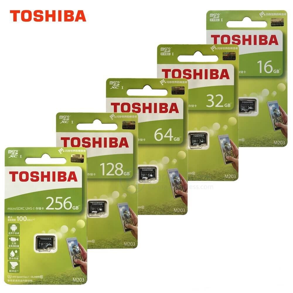 Thẻ Nhớ Toshiba Micro SD 16GB 32G 64Gb Cho Camera Hành Trình Cam IP Điện thoại Thẻ Nhớ Chính Hãng Rẻ | BigBuy360 - bigbuy360.vn