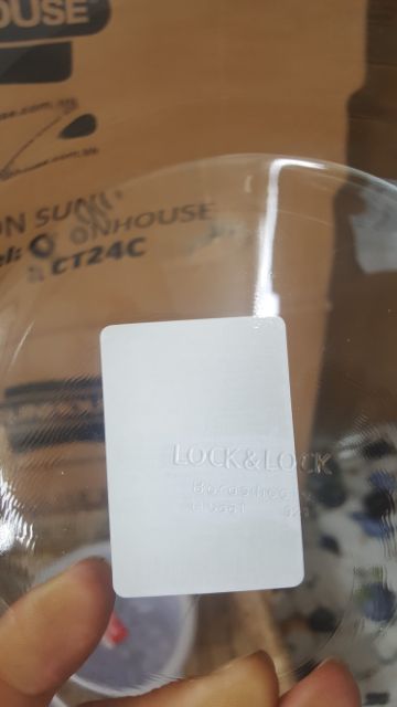 Thố thủy tinh LOCK & LOCK 950ml (có logo khuyến mãi)