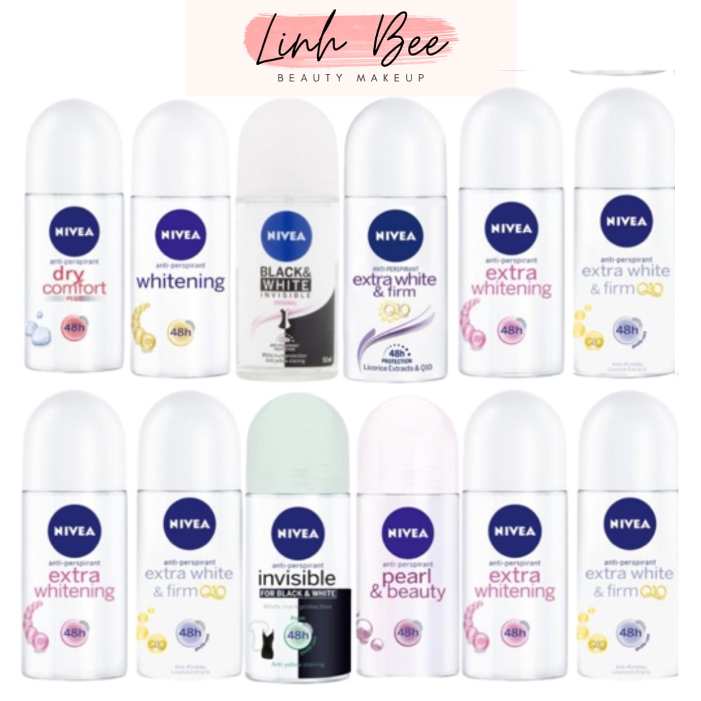 Lăn khử mùi lăn nách nữ Nivea 48h 50ml - Lăng khử mùi nữ