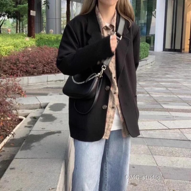 Túi kẹp nách, đeo chéo 5 chi tiết ảnh thật cuối S041 | BigBuy360 - bigbuy360.vn