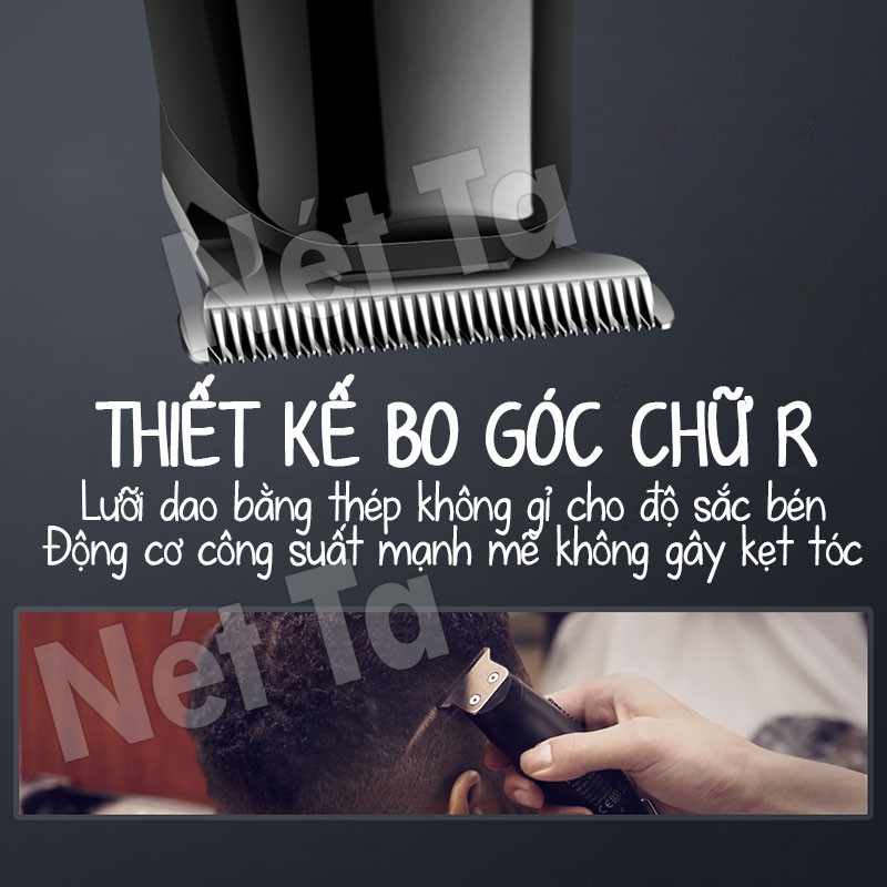 Tông đơ chấn viền 3in1 Kemei KM-701 chuyên dùng  salon giúp tạo kiểu tóc - tattto - điêu khắc tóc [HÀNG CHÍNH HÃNG]