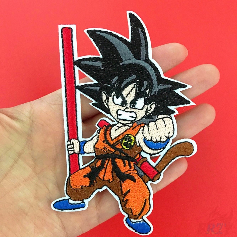 ☸ Anime：DRAGON BALL S-4 Patch ☸ 1Pc Son Goku Diy Sew on Iron on Patch