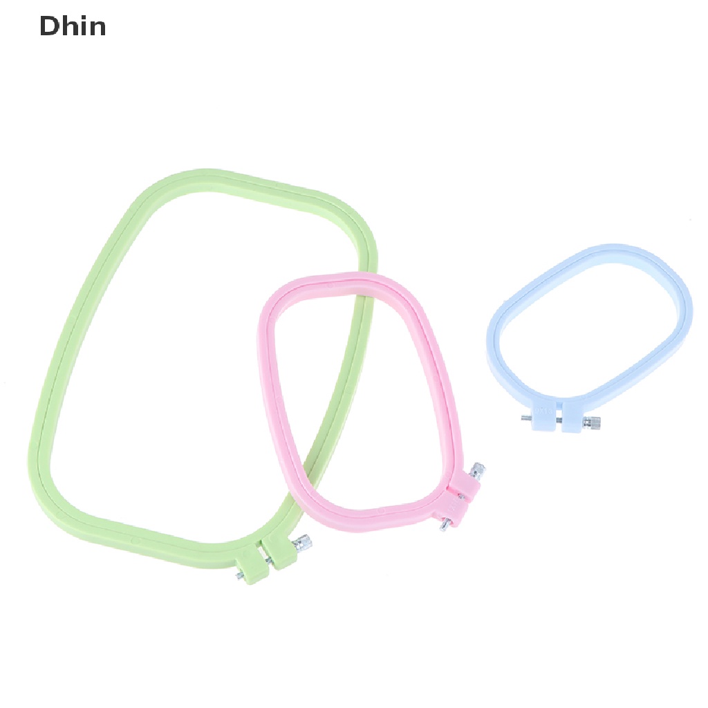 Khung Thêu Bằng Nhựa Hình Vuông Có 5 Kích Cỡ Tiện Lợi