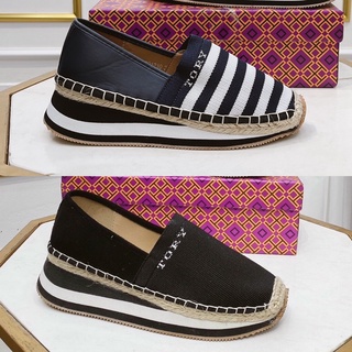 Giày slip on tory cói đế xuồng fullbox
