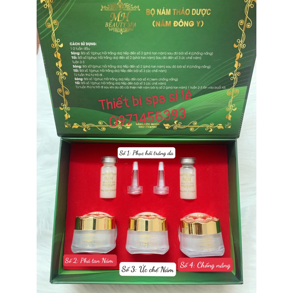 Bộ Nám Thảo Dược (Nám Đông Y) MH BEAUTY SPA_Chính hãng
