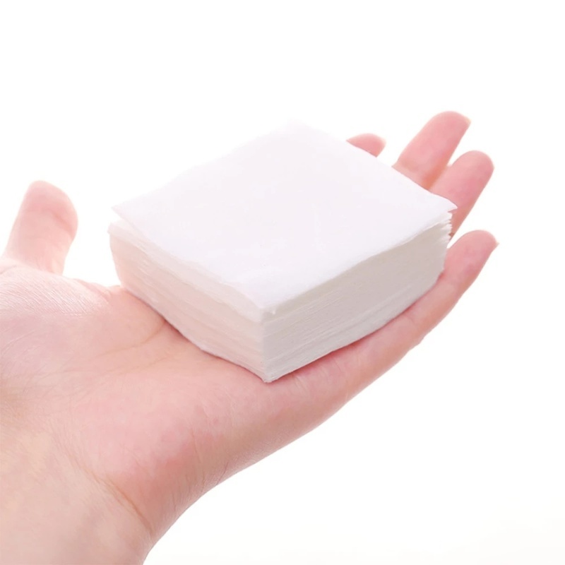 Túi 222 Miếng Bông Cotton Không Dệt Mềm Mại Hai Mặt Dùng Một Lần Chăm Sóc Da Mặt/Trang Điểm Cho Nữ