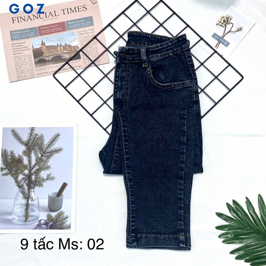 Quần Jeans Ngố Lững Nữ Bigsize từ 58-100kg Lưng Cao Co Giãn Dài 86cm Lưng Cao GJean ,Quần Bò Lững Nữ Dáng Skinny