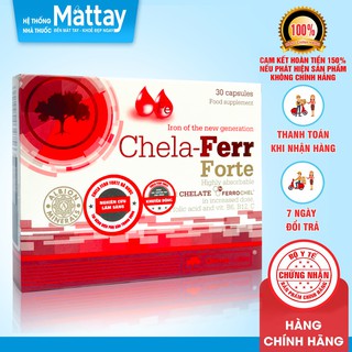 Chela Ferr Forte – Bổ sung sắt hữu cơ cho bà bầu, cải thiện thiếu máu do thiếu sắt không gây táo bón