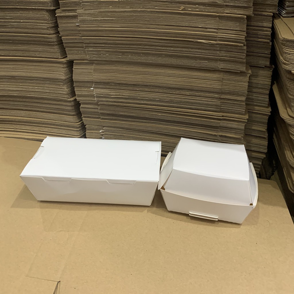 Hộp Giấy Đựng Thức Ăn size 18x12x5cm bộ 10 Hộp | BigBuy360 - bigbuy360.vn