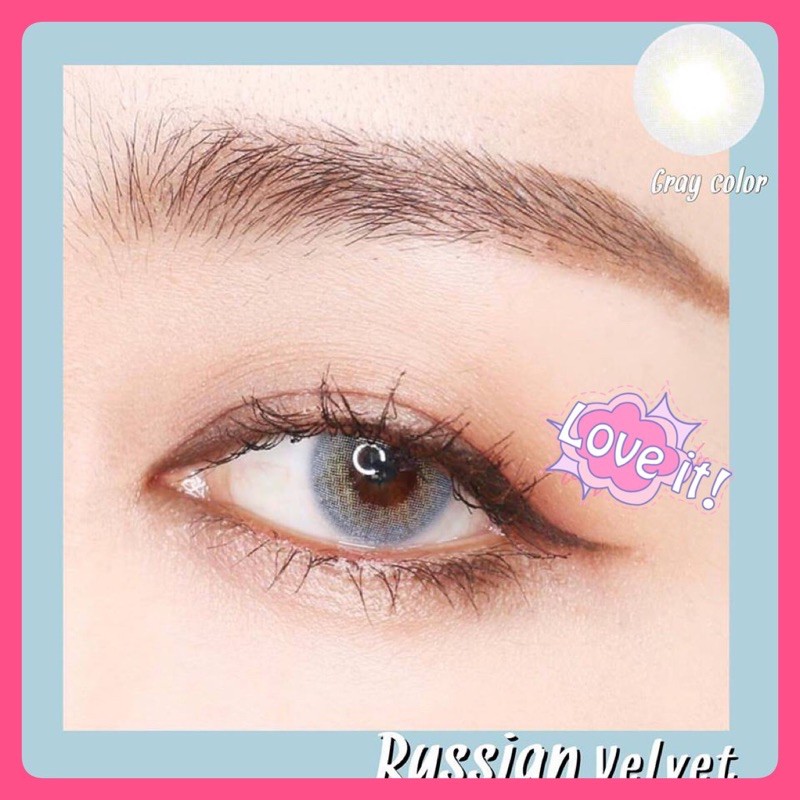 1 cặp lens xám tây pha lê CÓ LỆCH ĐỘ độ kính áp tròng cận xám chính hãng Hàn Quốc HD84