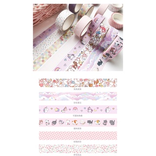 Cuộn Băng Keo Washi Hình Mèo Hello Kitty