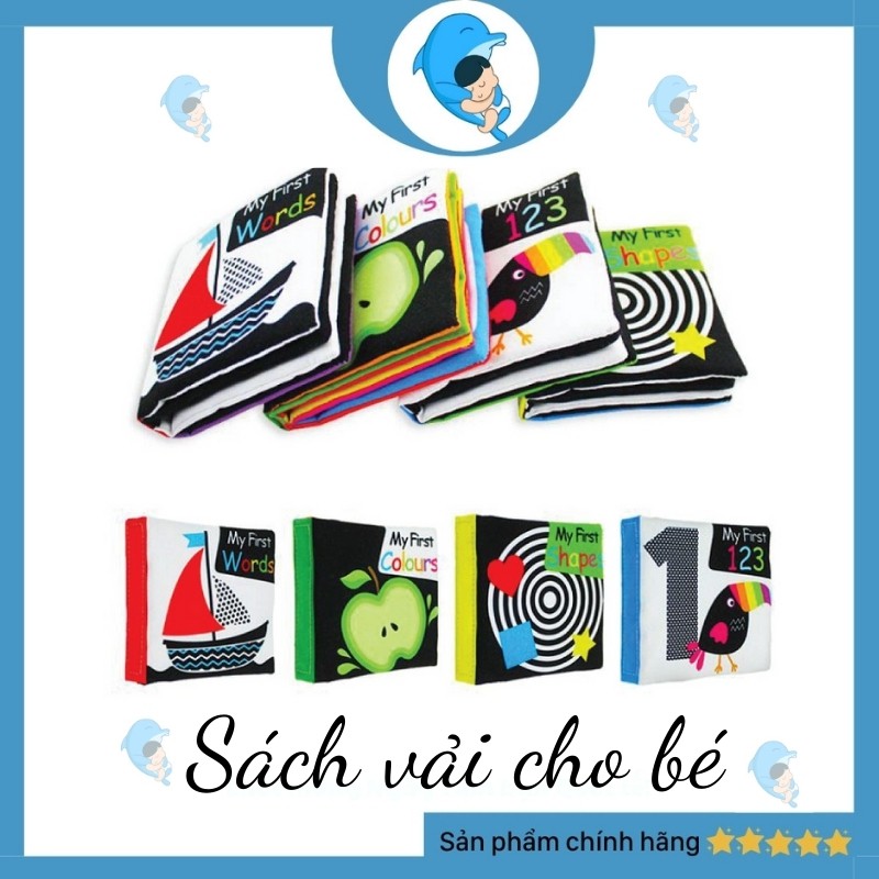 Sách Vải Giúp Bé Chơi Tự Lập, Kích Thích Phát Triển Thị Giác An Toàn Cho Bé