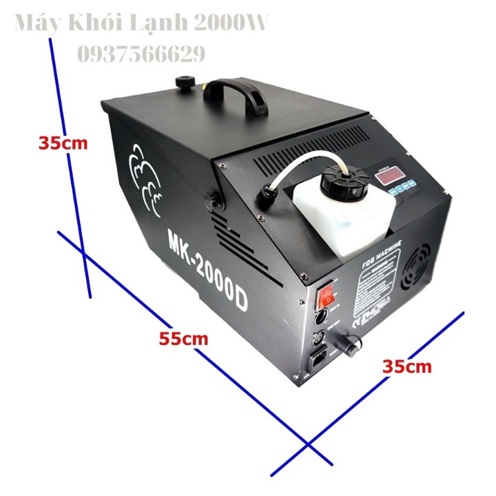 Máy Khói Lạnh 2000W Dùng Tạo Hiệu Ứng Khói Cho Sân Khấu - Magic Store SG