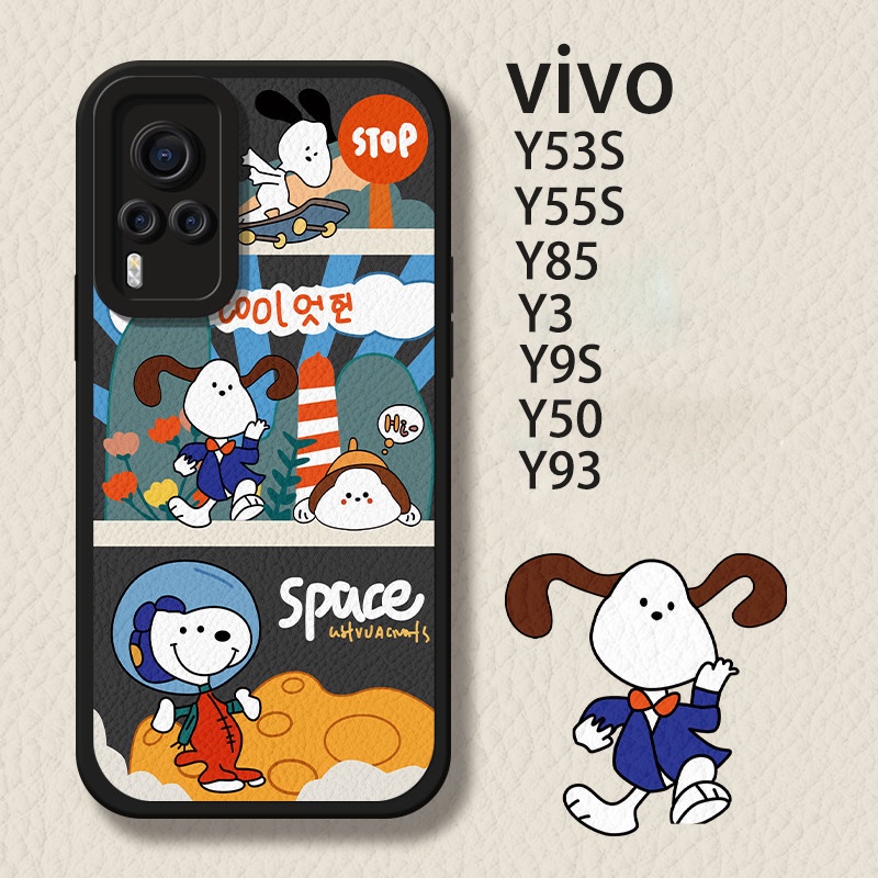 Ỏ Điện Thoại Vivo Y53S/Y55S/Y85/Y3/Y3S/Y9S/Y50/Y93/Y93s/IQOOZ5X/T1X/Z1/Z3X/Y12/Y15/Y17/U3X Vỏ Điện Thoại Di Động Chống Rơi Dễ Thương Hoạt Hình Mềm