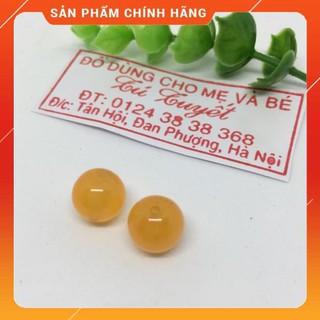 1 Viên đá phong thủy màu vàng 10 li