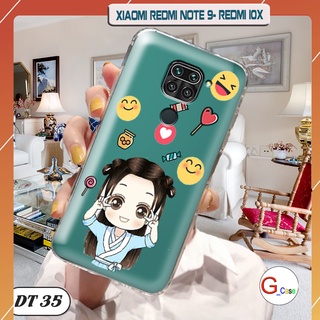 Ốp lưng điện thoại Xiaomi Redmi NOTE 9/ Redmi 10X dẻo trong in hình