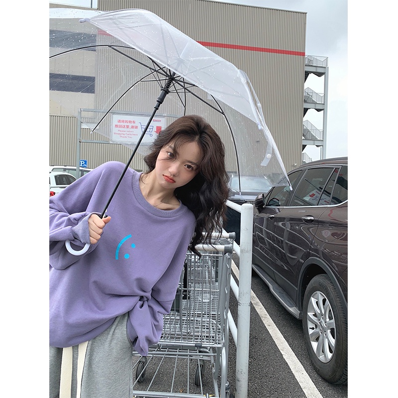 Áo Sweater Tay Dài Cổ Tròn In Họa Tiết Phong Cách Hàn Quốc Thời Trang Xuân Thu Cho Nữ | BigBuy360 - bigbuy360.vn